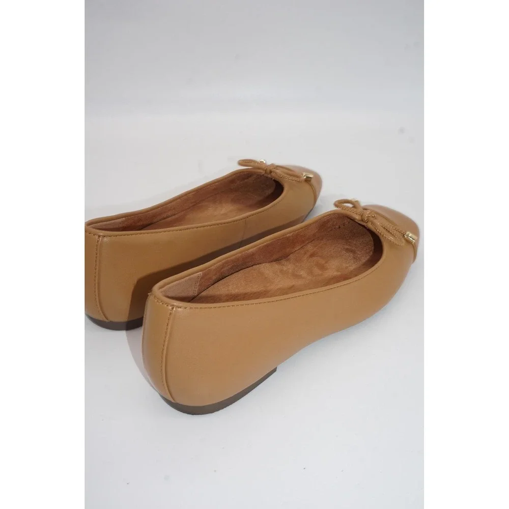 Vionic Klara Ballet Flats Womens Size 7 Brown Comfort Cushioned Slip On Shoes - Picture 3 of 7